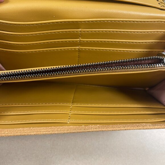 Stella McCartney Falabella Vegan Long Wallet - Yellow-Gold - Preowned - Picture 5 of 14